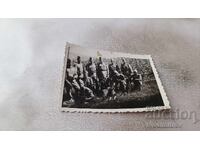 Photograph Border Guards with Border Guard Dog