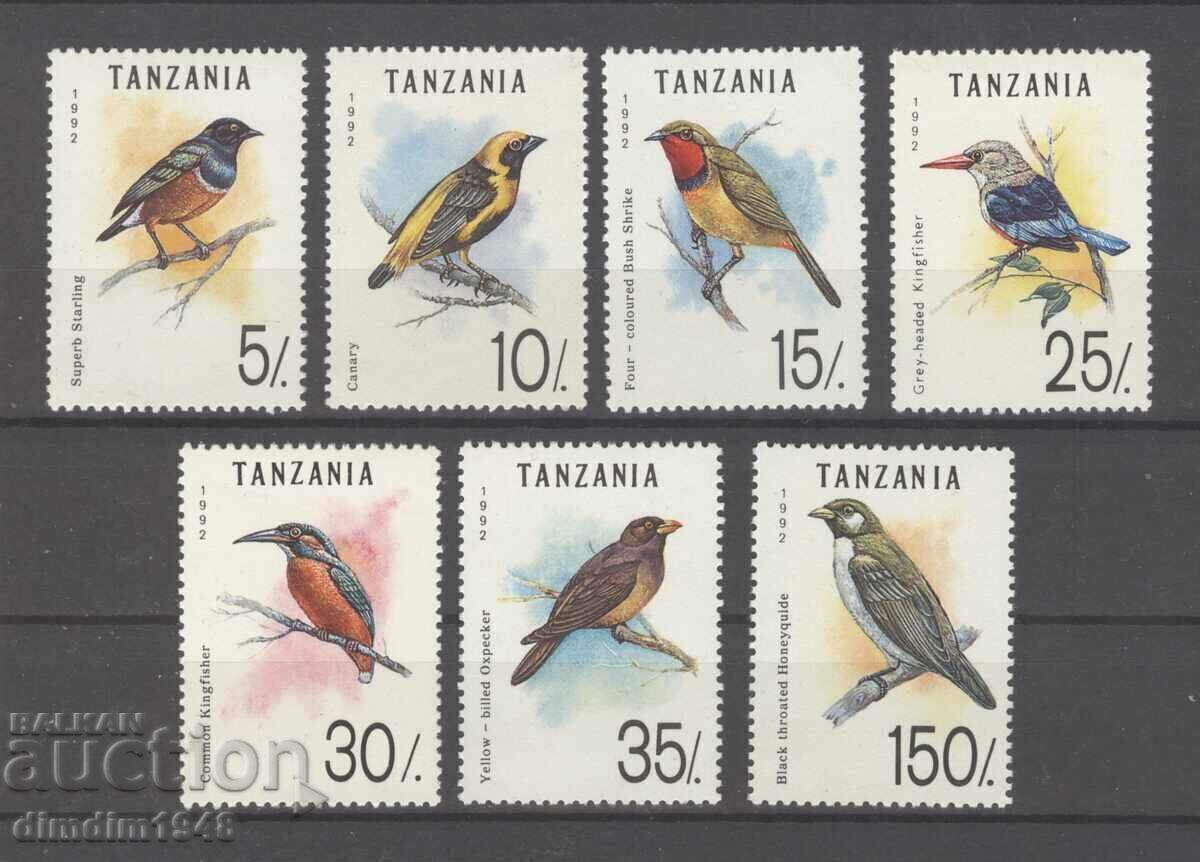 Tanzania 1992 - Faună, serie completă, curată cu adeziv original