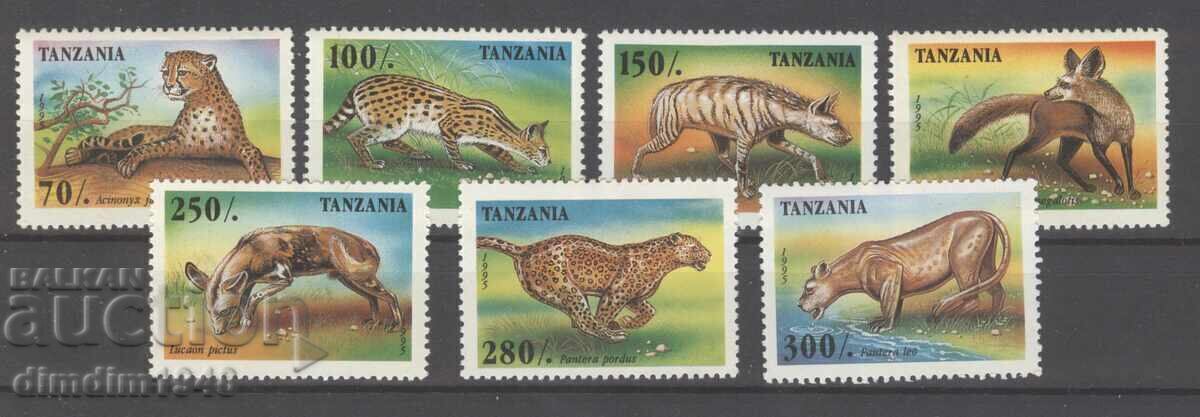 Tanzaniya 1995 - Πανίδα, πλήρης σειρά, καθαρή με αυθεντική κόλλα
