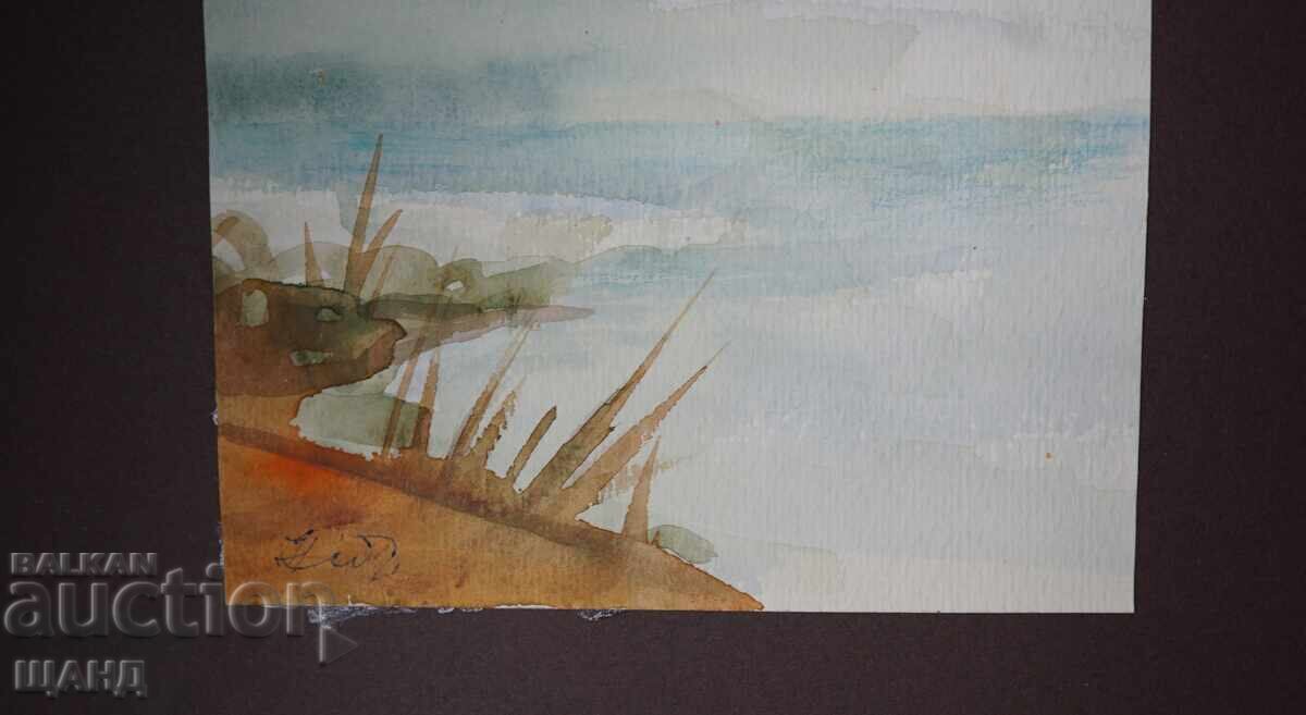 Παλιά Μαεστρική ζωγραφιά εικόνα ακουαρέλα τοπίο με τιμή 5.35 BGN | € 2.74