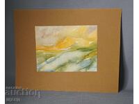 Old Master's drawing painting watercolor landscape abstraction
