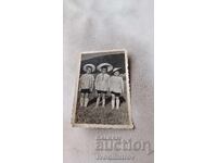 Photo Two boys and a girl 1961