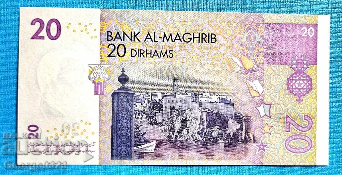 Maroc 2005 20 dirhami UNC nouă cu preț € 12.00 | 23.47 BGN