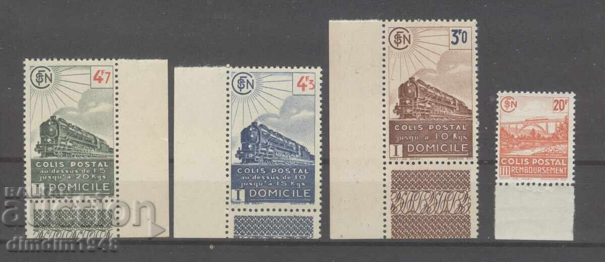 Franța - Locomotive, serie completă, curată - a patra serie