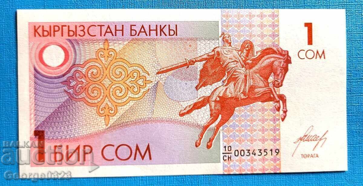 Kârgâzstan 1993 1 som UNC Nouă