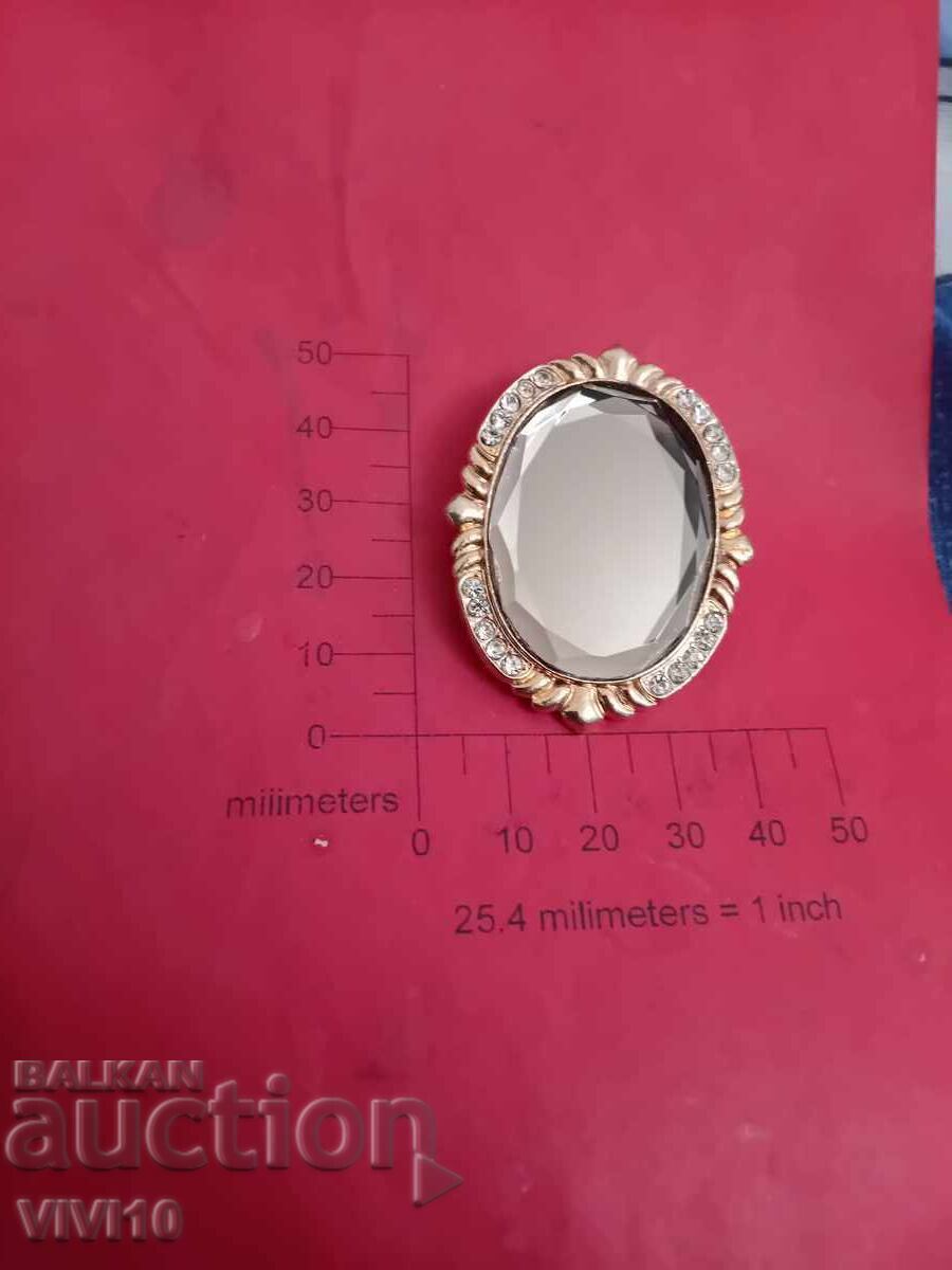 Αντίκα καρφίτσα με πέτρες