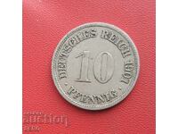 Germany-10 Pfennig 1901 F-Stuttgart
