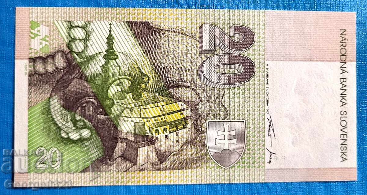 Σλοβακία 1993 20 κορώνες UNC Νέο με τιμή 25.99 BGN | € 13.29