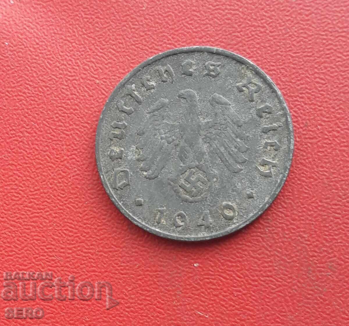 Germany - Third Reich - 10 Pfennig 1940 E - Muldenhütten Germany - Third Reich - 10 Pfennig 1940 E - Muldenhütten