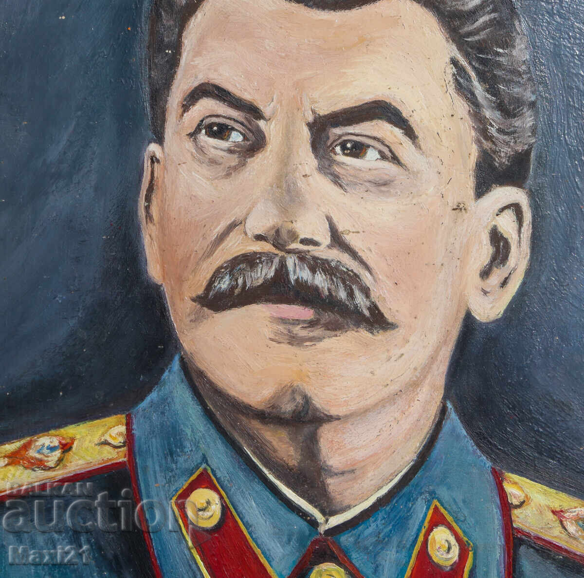 Oil painting portrait Joseph Stalin - 5