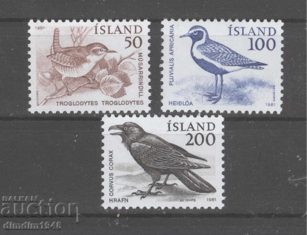 Ισλανδία 1981 - Πανίδα, πλήρης σειρά, καθαρή, με πρωτότυπη κόλλα,