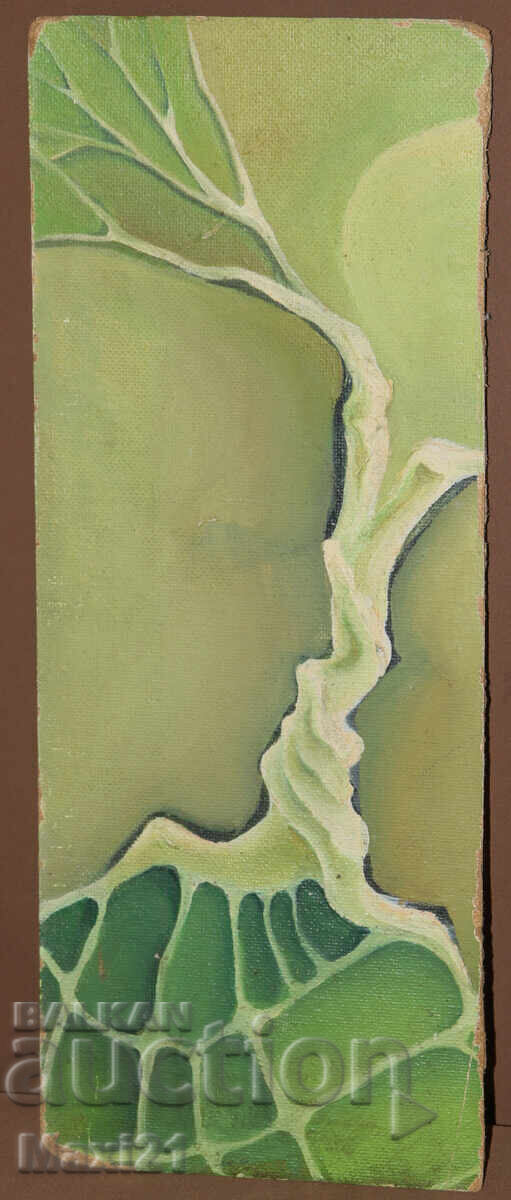 Oil painting abstract landscape with price 200.00 BGN | € 102.26