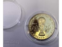 1 лев 1980 Световно по Футбол Мат-гланц Куриоз - FIF.....