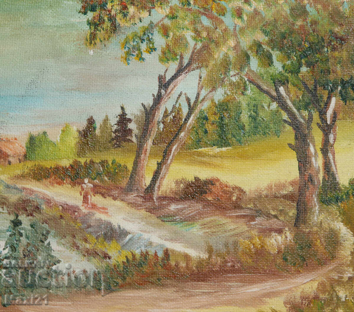 Oil painting autumn landscape - 6