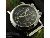 Ρωσικό Ατσάλινο Ρολόι Poljot Buran Zvonec (Alarm)