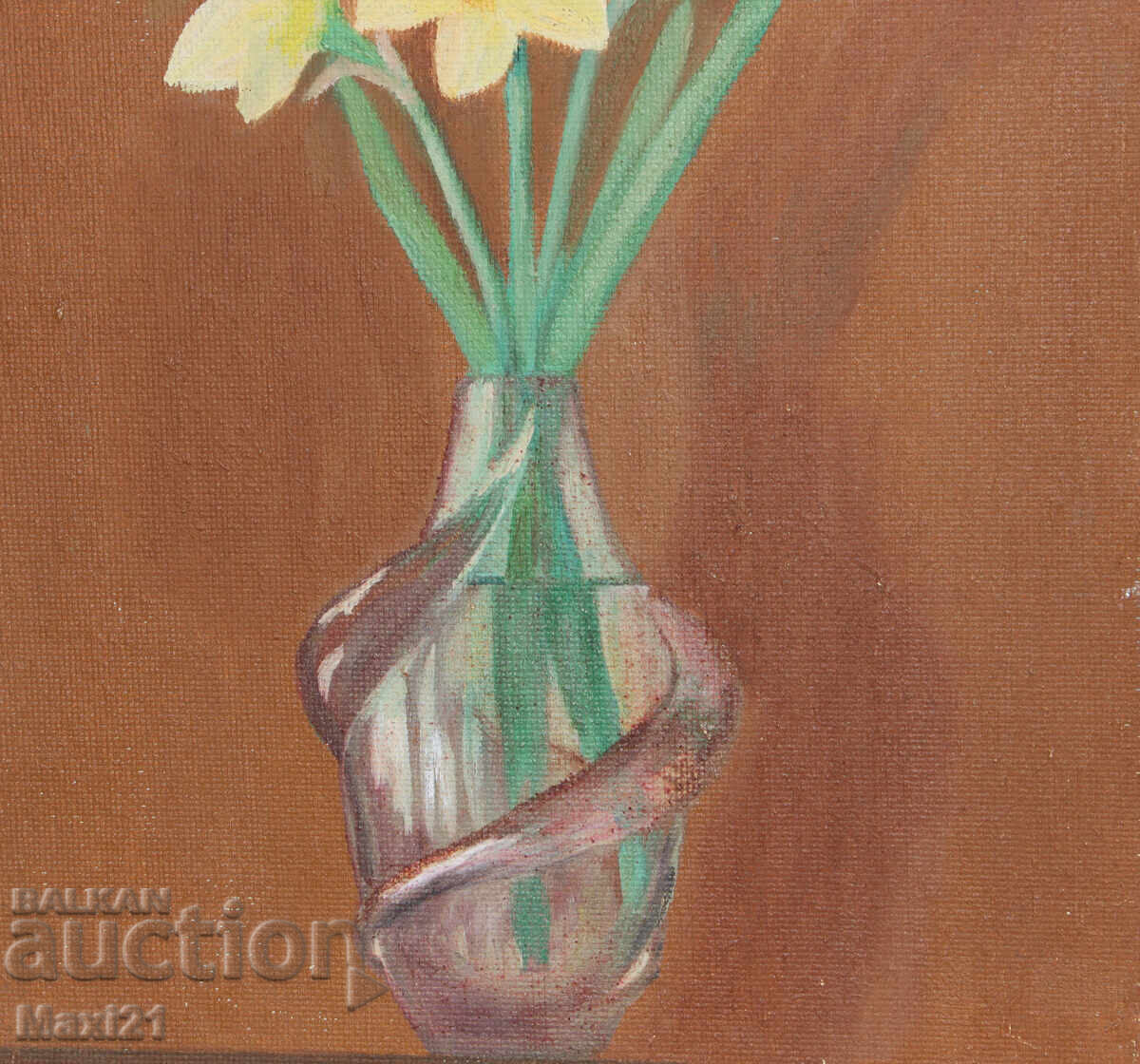 Still life painting, vase with flowers - 5 Still life painting, vase with flowers - 5