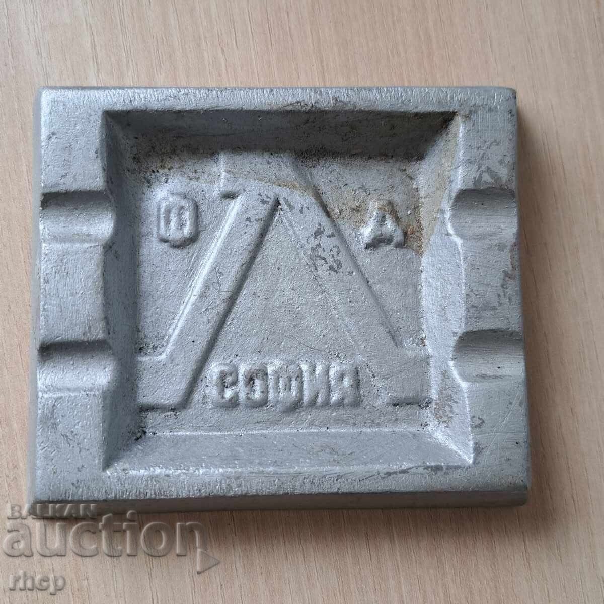 FC Levski old metal ashtray football FC Levski old metal ashtray football