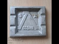 FC Levski old metal ashtray football