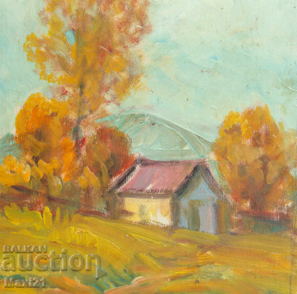 Ελαιογραφία τοπίο φθινόπωρο - 5