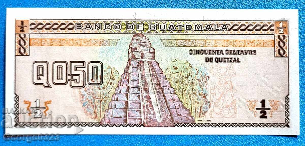 Guatemala 1998 1/2 quetzal UNC Nouă cu preț 9.99 BGN | € 5.11