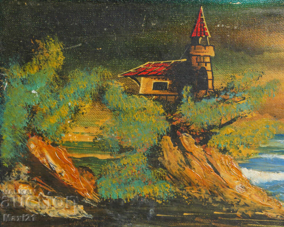 Delivery of Oil painting landscape, seaside