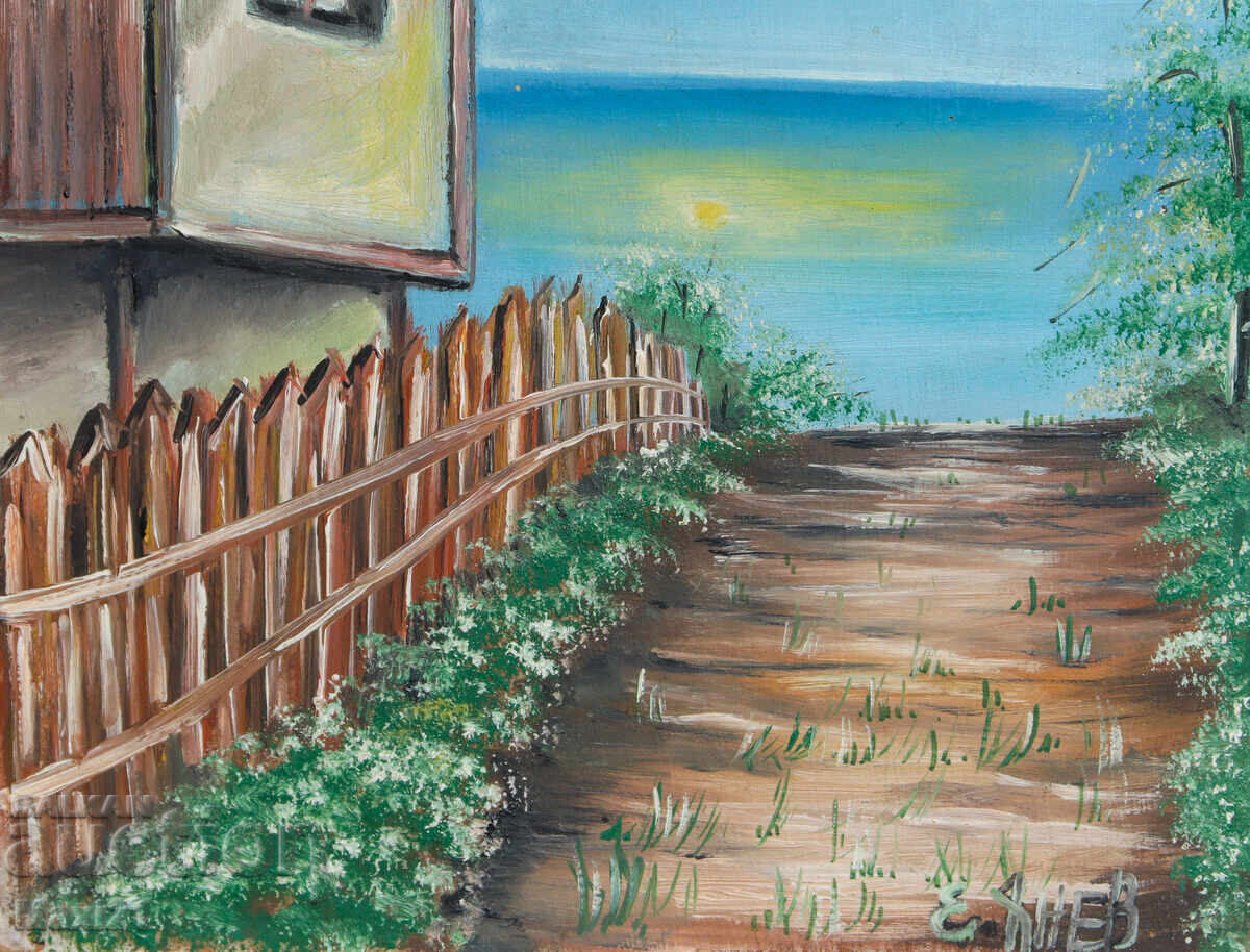 Έργο θαλάσσιου τοπίου, ελαιογραφία - 5