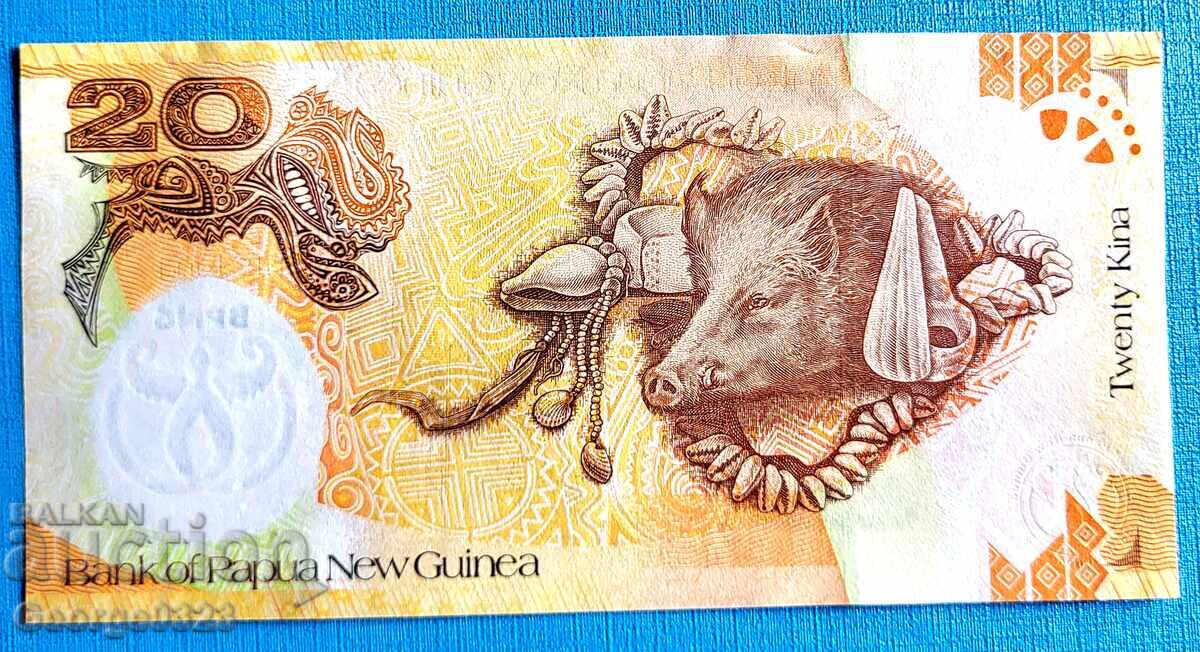 Παπούα Νέα Γουινέα 2008 20 Κίνα UNC Νέα