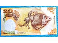 Papua Noua Guinee 2008 20 kina UNC Nouă