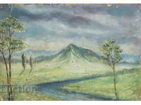 Tablou peisaj natural, ulei