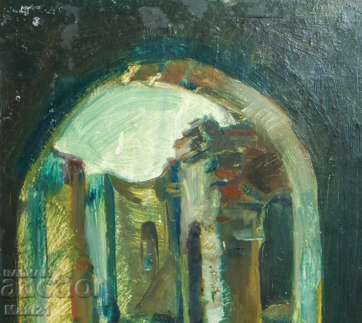 Παράδοση Ελαιογραφία αστικού τοπίου