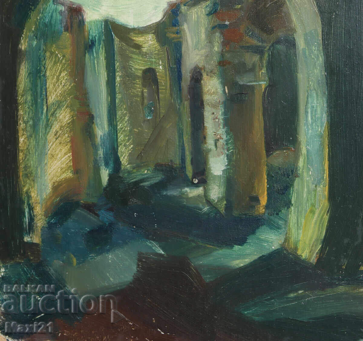 Ελαιογραφία αστικού τοπίου - 5