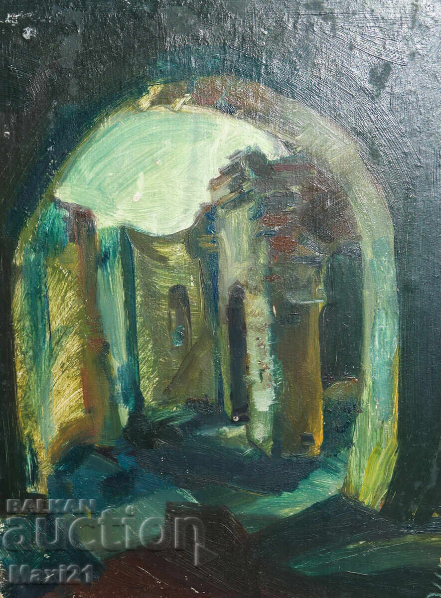 Ελαιογραφία αστικού τοπίου