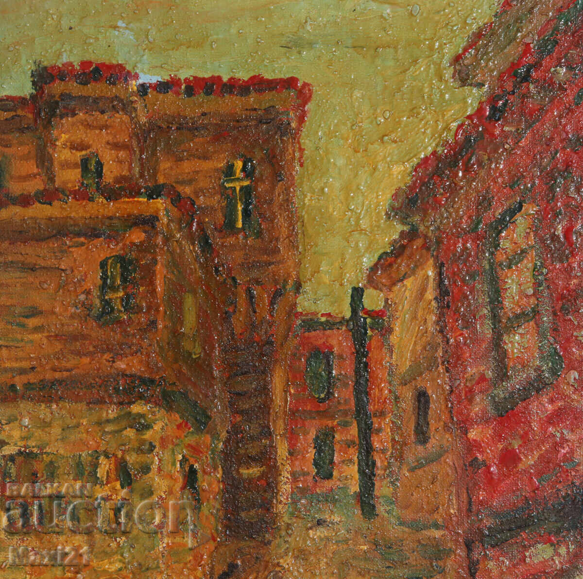 Ελαιογραφία αστικού τοπίου - 5