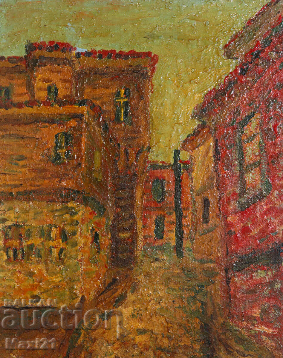 Ελαιογραφία αστικού τοπίου