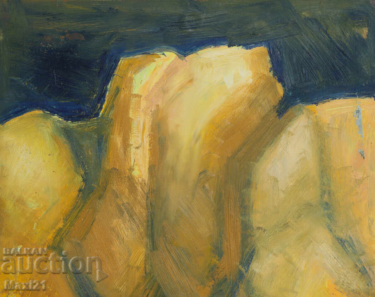 Livrarea Tablou ulei pe pânză peisaj abstract Livrarea Tablou ulei pe pânză peisaj abstract