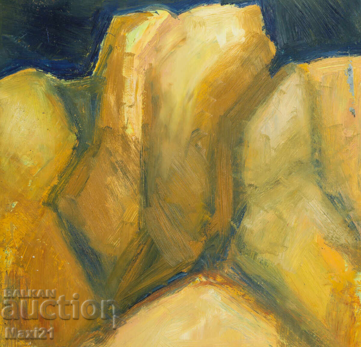 Tablou ulei pe pânză peisaj abstract - 5 Tablou ulei pe pânză peisaj abstract - 5