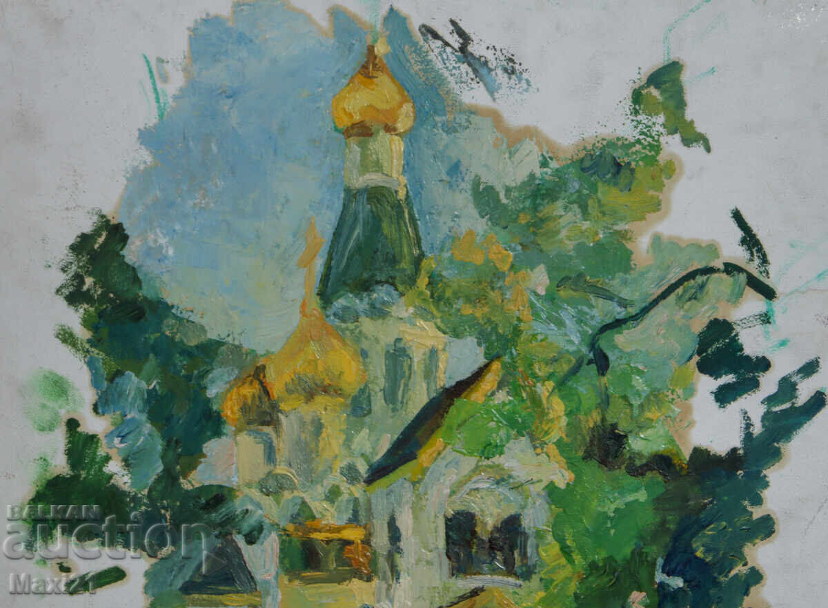 Livrarea Tablou ulei pe pânză peisaj urban abstract Livrarea Tablou ulei pe pânză peisaj urban abstract