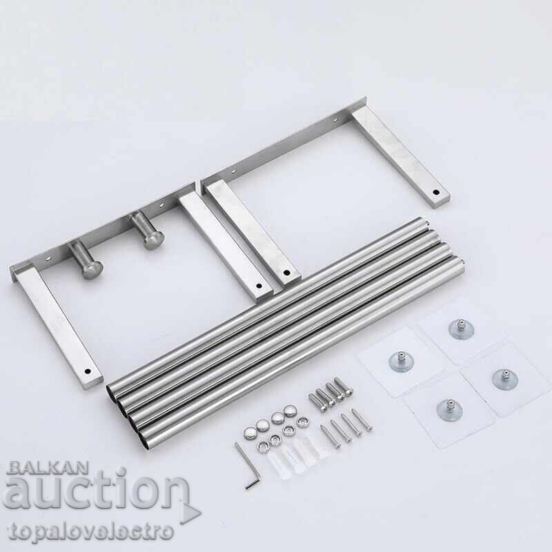 Auction  Wall-mounted towel organizer for the bathroom, up to 6 towels