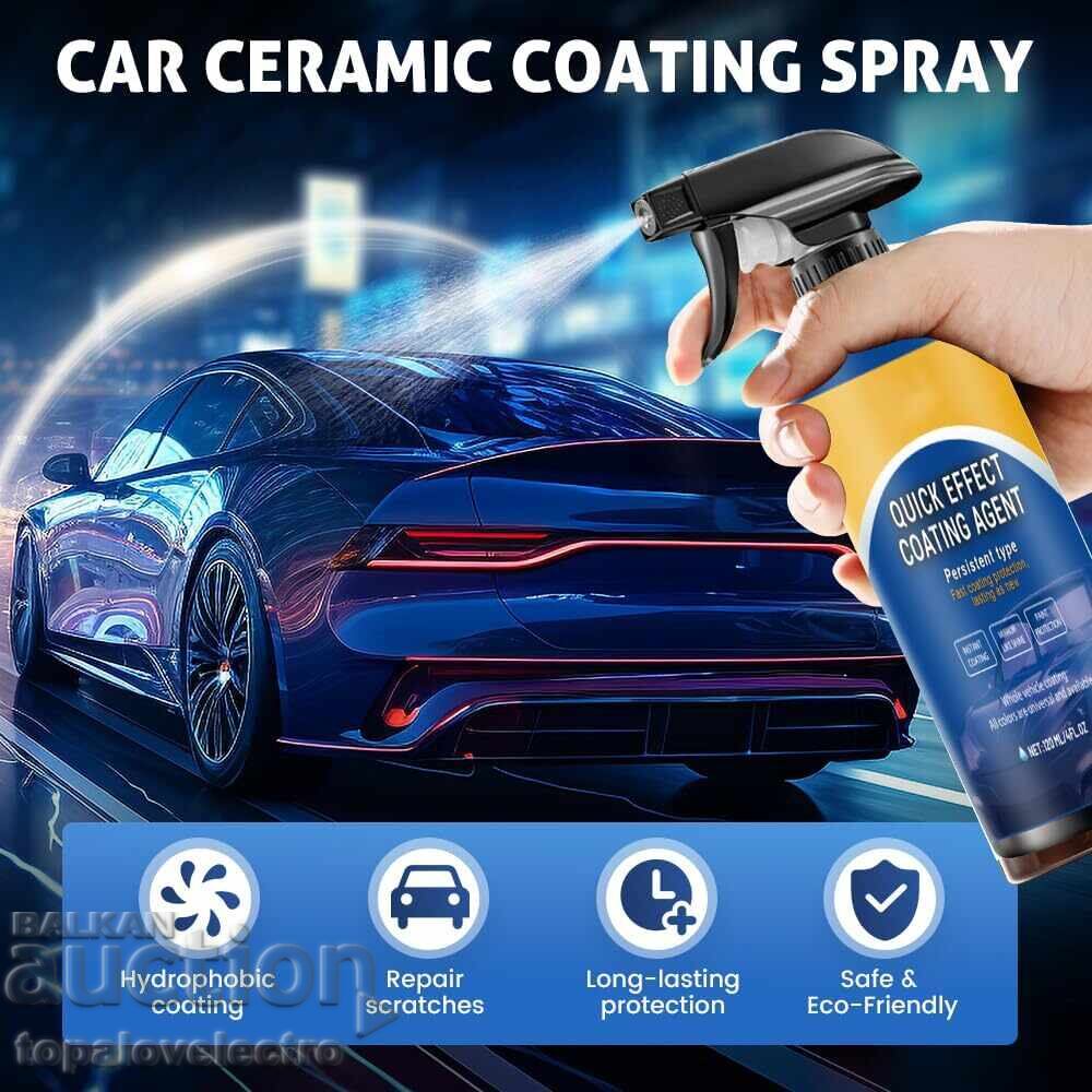 Spray de protecție pentru vopseaua auto 3-în-1 – curăță, lustruiește cu preț 10.00 BGN | € 5.11 Spray de protecție pentru vopseaua auto 3-în-1 – curăță, lustruiește cu preț 10.00 BGN | € 5.11