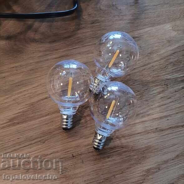 Lămpi LED pentru exterior 10m, 25+3 becuri G40 - 7