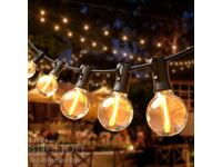 Lămpi LED pentru exterior 10m, 25+3 becuri G40