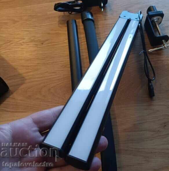 Delivery of LED desk lamp with dual head, 24W, 80 cm, adjustable