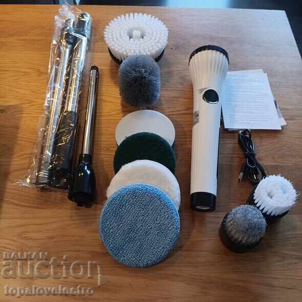 Auction Electric Cleaning Brush with Long Handle 8-in-1 Auction Electric Cleaning Brush with Long Handle 8-in-1