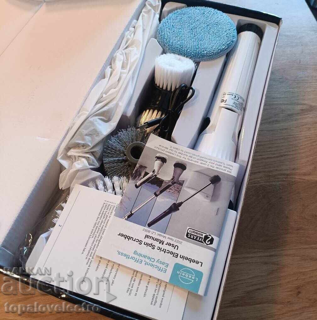 Electric Cleaning Brush with Long Handle 8-in-1 - 7 Electric Cleaning Brush with Long Handle 8-in-1 - 7