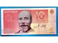 Estonia 2007 10 coroane UNC Nouă