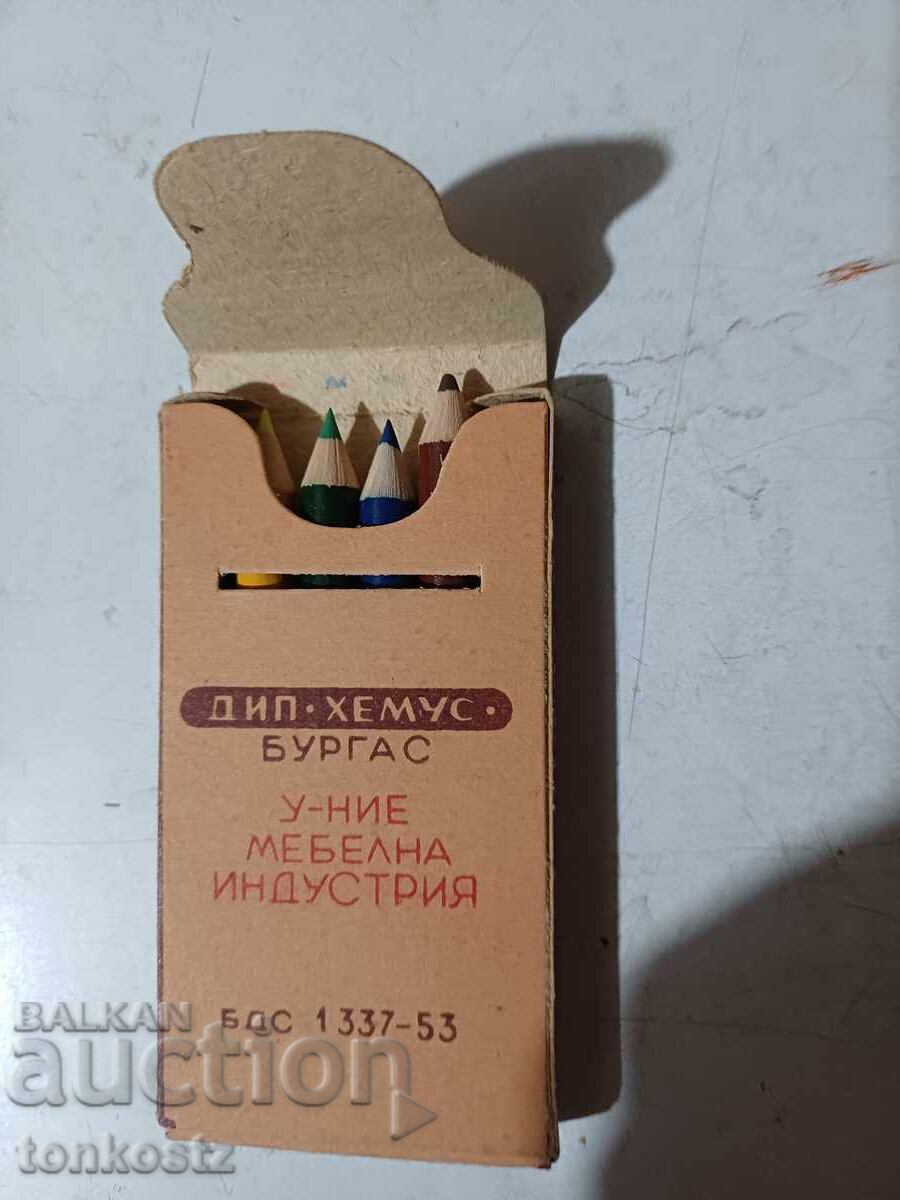 Моливи Хемус Бургас 1960 65г. с цена 15.00 лв. | € 7.67 Моливи Хемус Бургас 1960 65г. с цена 15.00 лв. | € 7.67