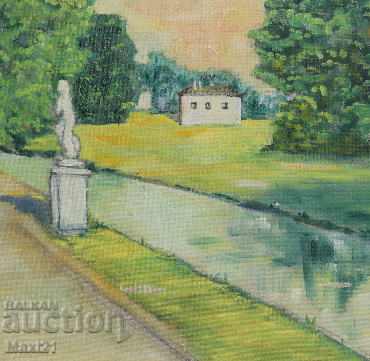 Oil painting landscape beautiful park - 5 Oil painting landscape beautiful park - 5