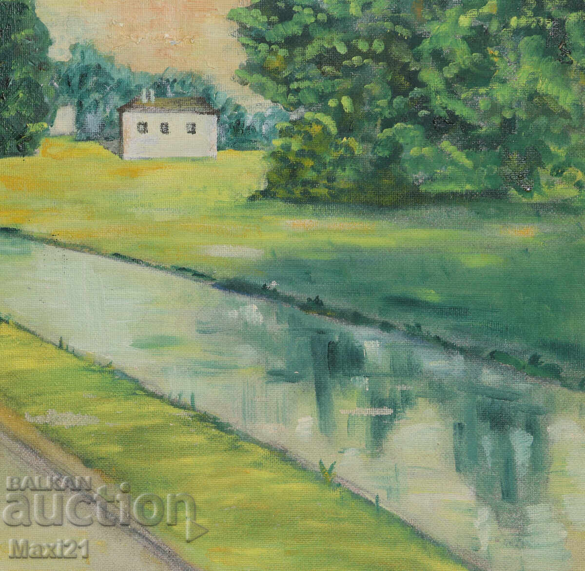 Oil painting landscape beautiful park - 6 Oil painting landscape beautiful park - 6