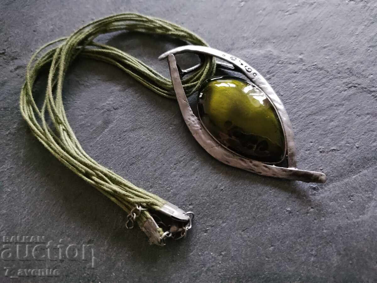 Auction  Necklace, jewelry, ART huge pendant, 6.11.25