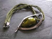 Колие, накит, АРТ огромен медальон, 6.11.25